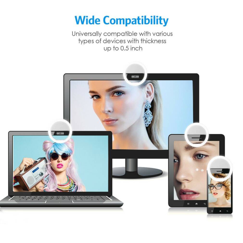 LED riņķis, gredzenveida lampa telefonam