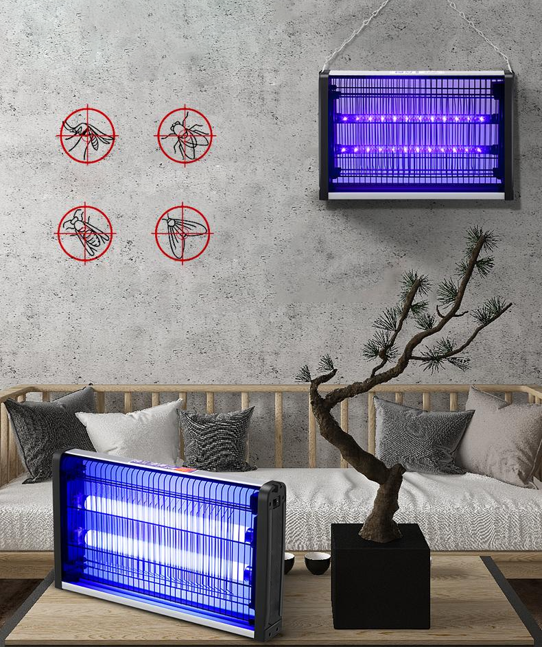 Pret-kukaiņu UV lampa 40W