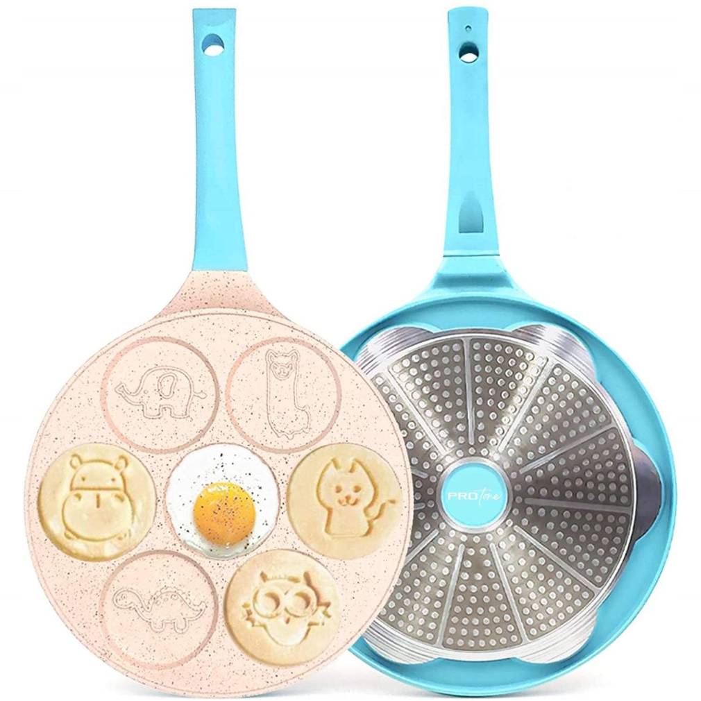 Pankūku panna ar dzīvnieku zīmējumiem