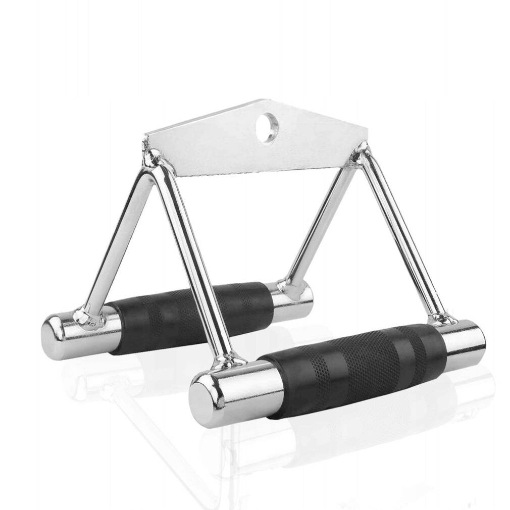 Rokturis trīsstūrveida tērauda ar gumiju vingrinājumiem