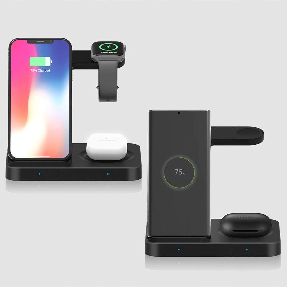 Bezvadu lādētājs - 3 ierīcēm (iPhone / Android, Airpods, Apple Watch lādētājs)