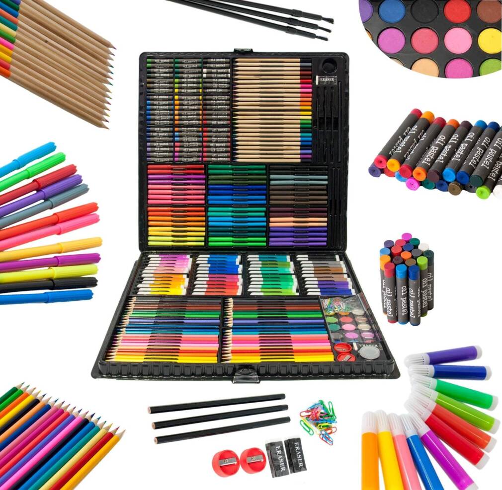 Mākslas komplekts ar 258 gab.