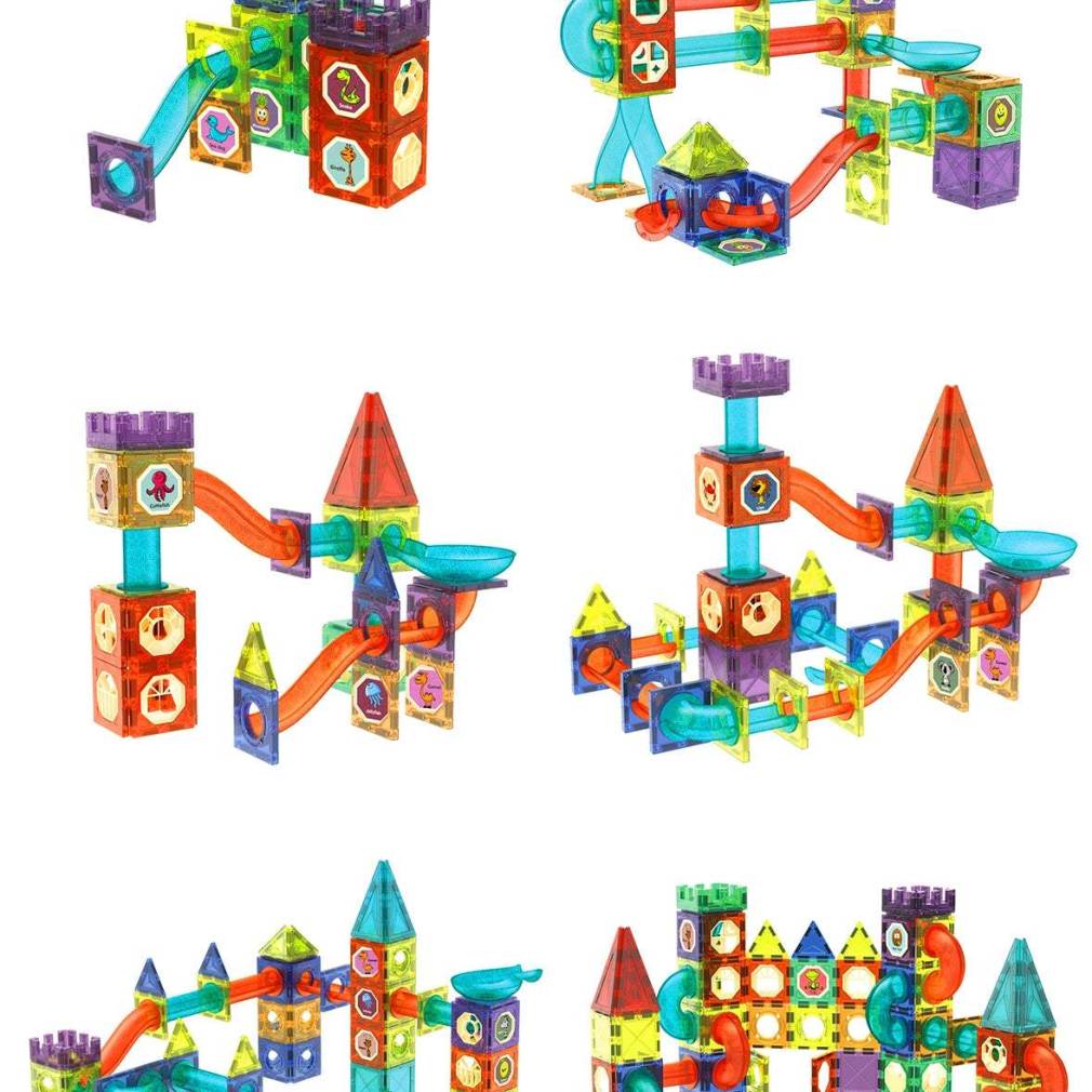 Magnētisko bloku komplekts 110 elementi