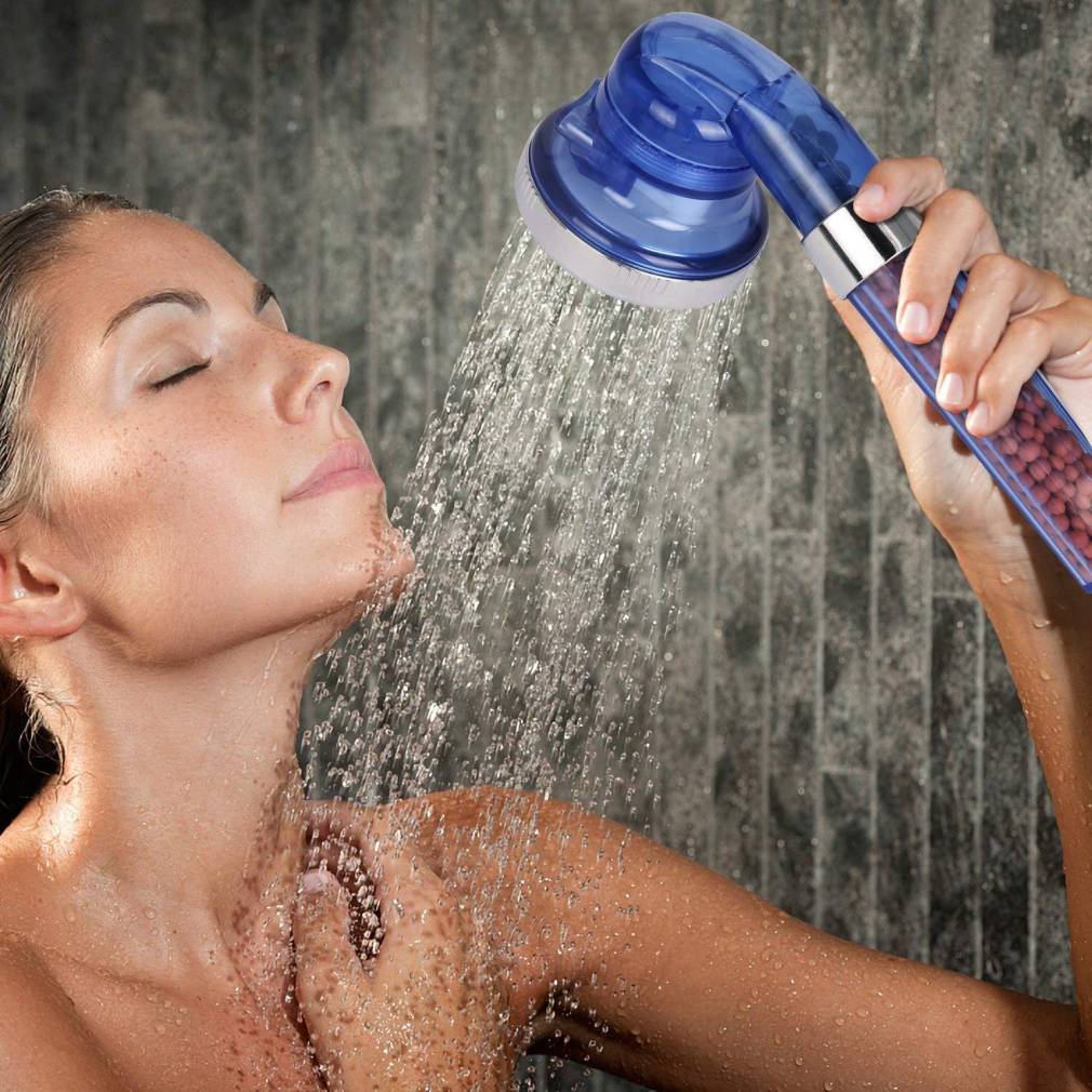 Dušas galva klausule ūdens jonizēšanai un taupīšanai.
