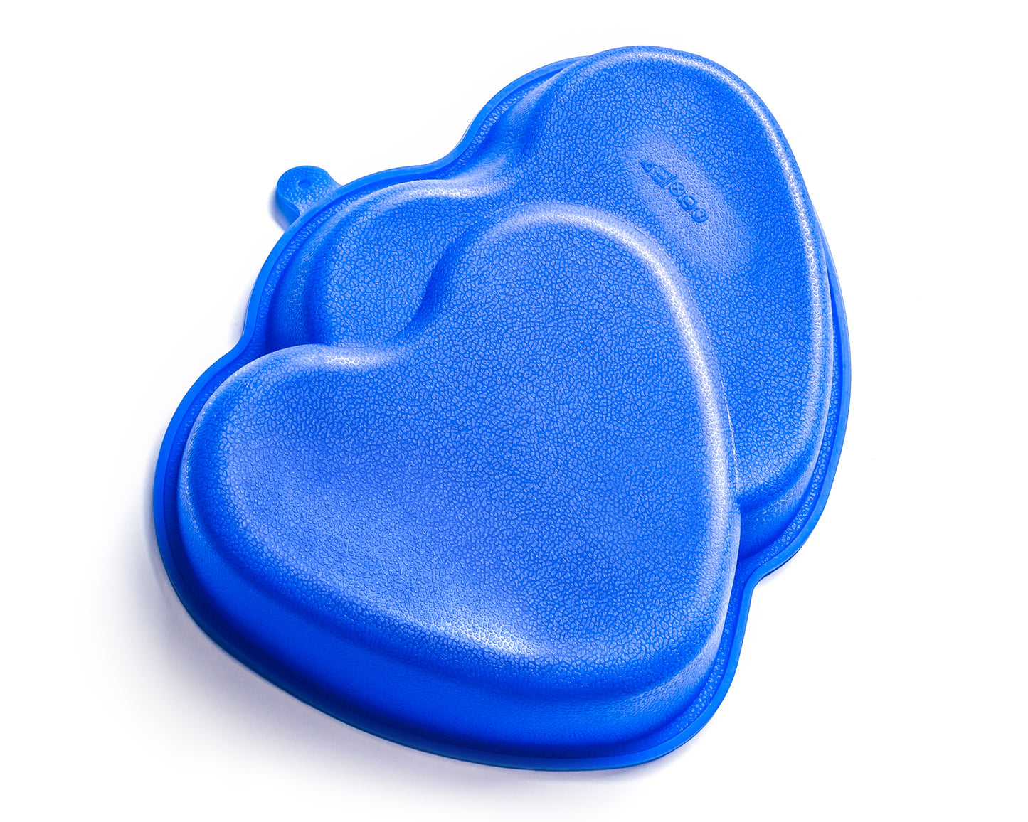 Silikona gatavošanas veidne divu sirds formā.