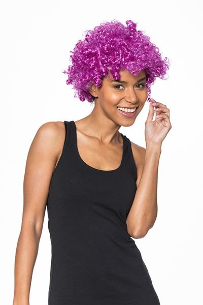 Afro parūka - violeta