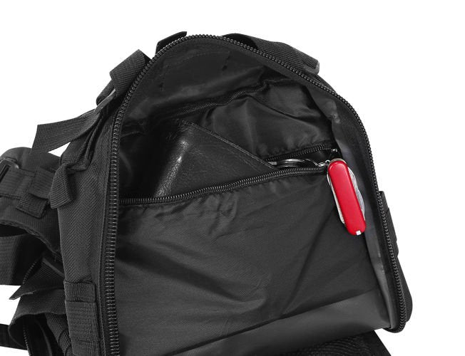 Melna maza militārā mugursoma