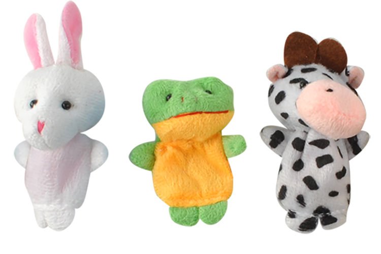 Pirkstu lelļu komplekts 10 gab.