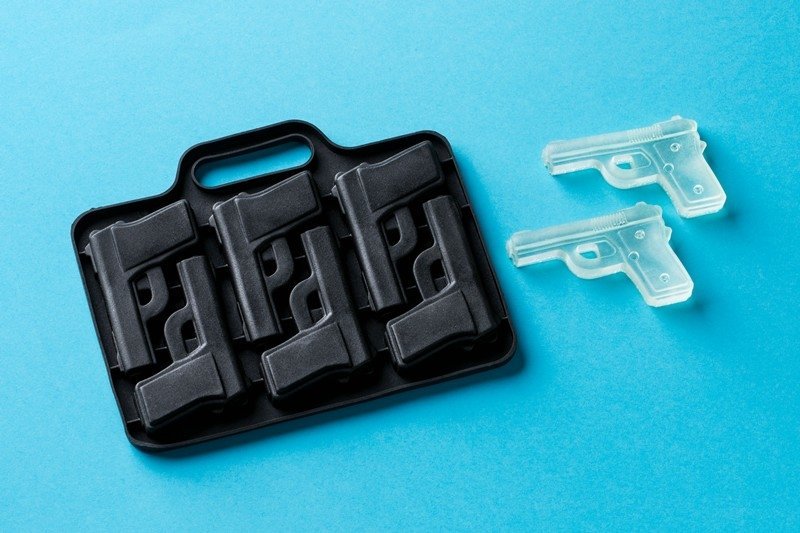 Ledus videošanas formiņa - ieroči, 6 ledus gabaliņiem