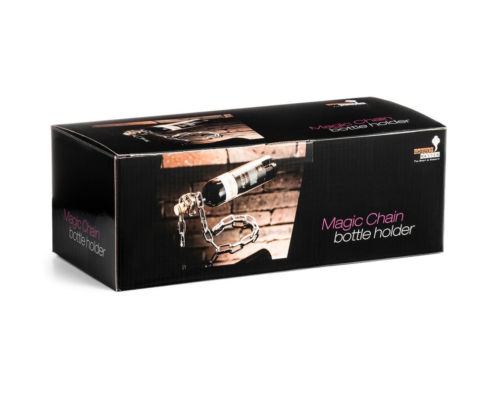 Vīna pudeļu turētājs maģiskā ķēde