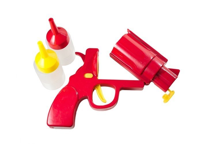 Mērču pistole ar diviem trauciņiem