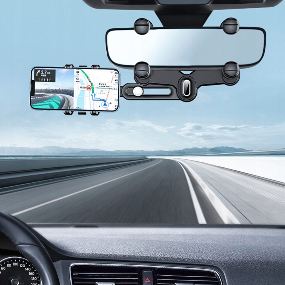 Automašīnas telefona turētājs spogulim