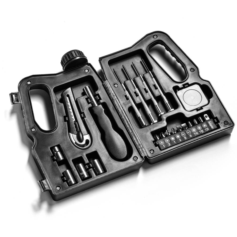 Instrumentu komplekts JERRYCAN - BLACK