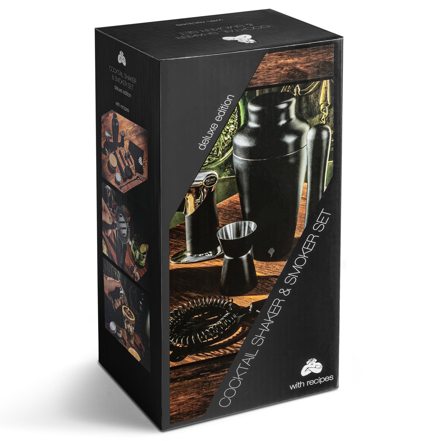 Kokteiļu šeikeru un kūpinātāju komplekts DELUXE