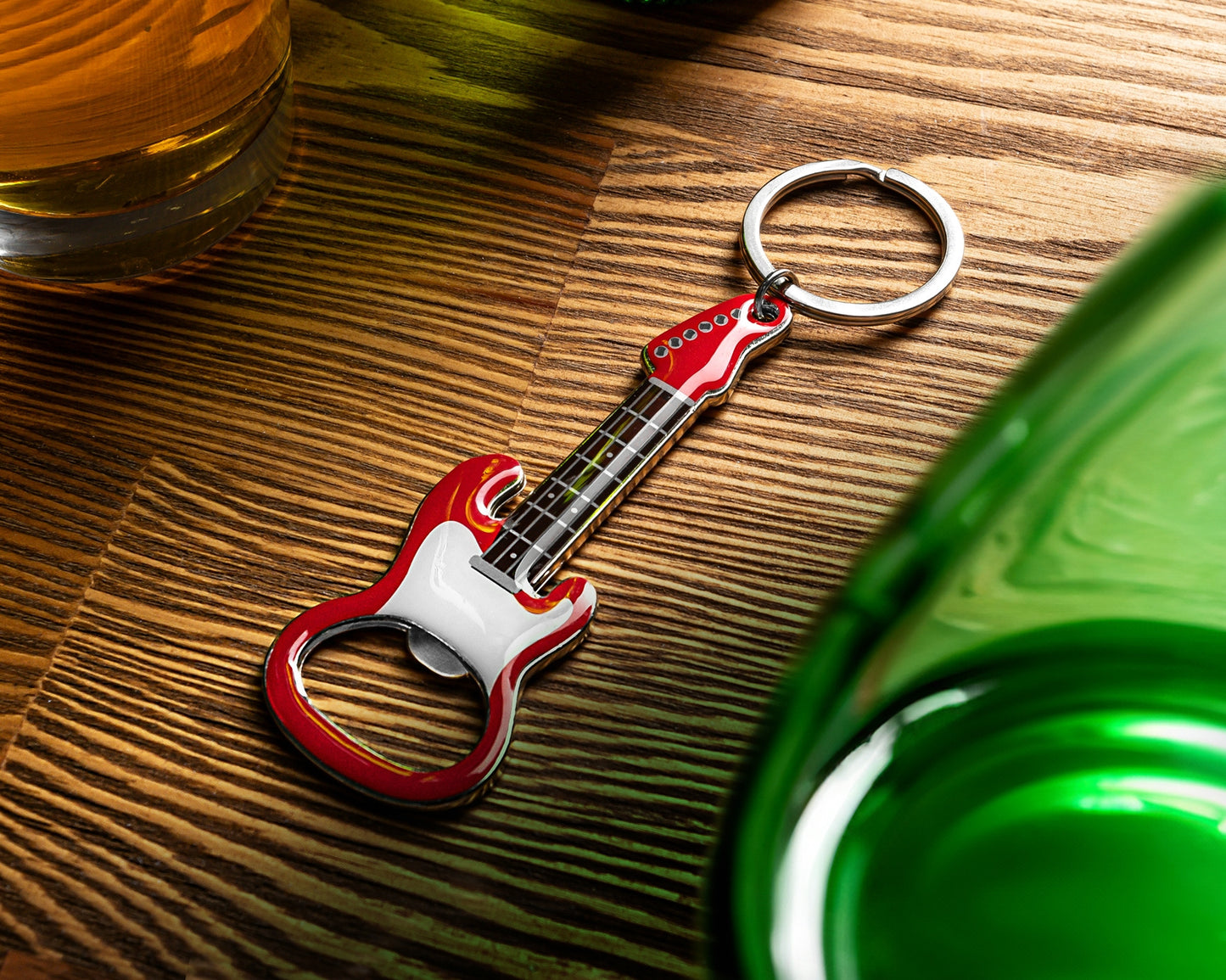 Elektriskās ģitāras attaisāmais ar magnētu - SARKANS