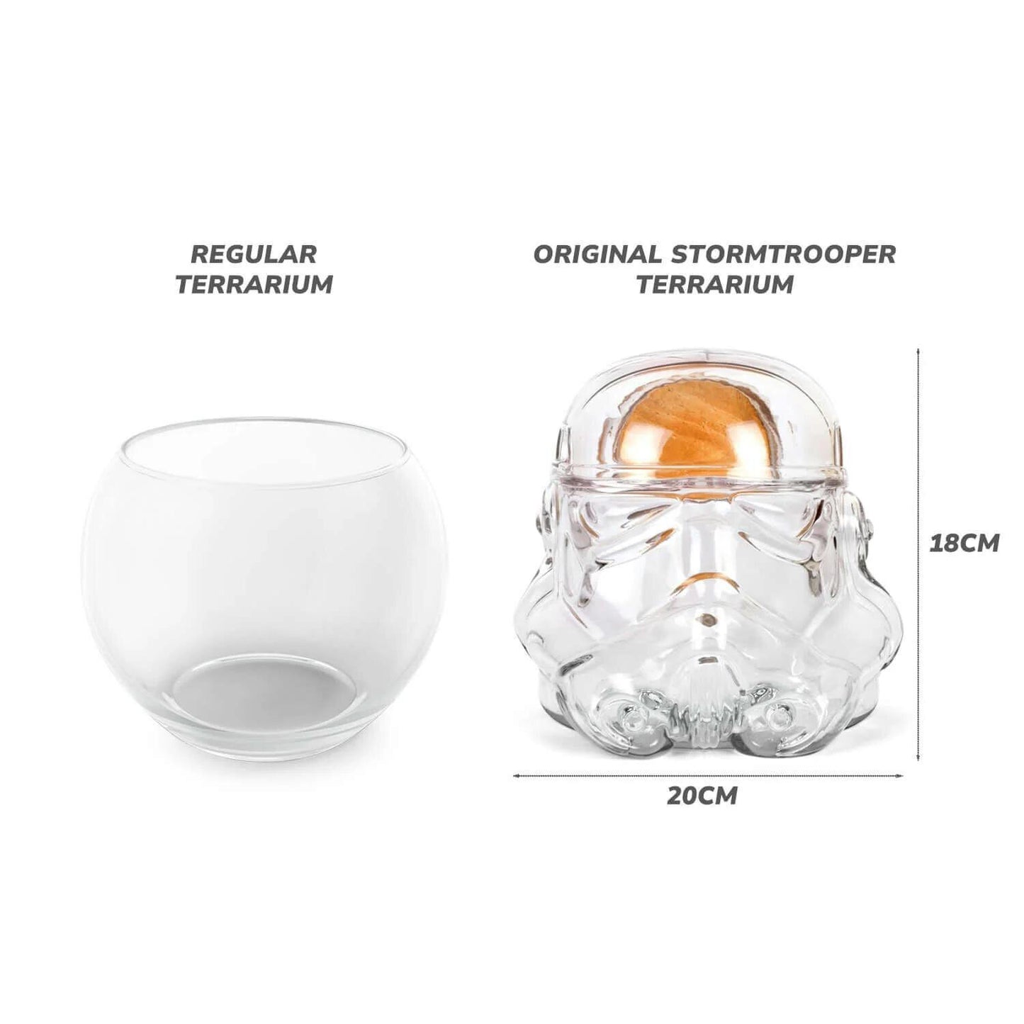 Stormtrooper cepumu burciņa un glāze Forest in a Jar oriģinālajai spēlei