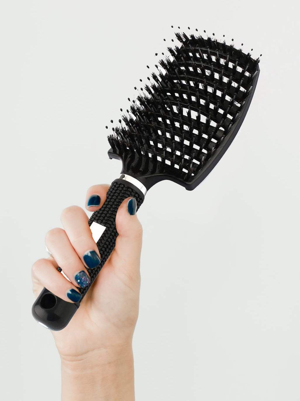 Masāžas matu ķemme ar vepila sariem L