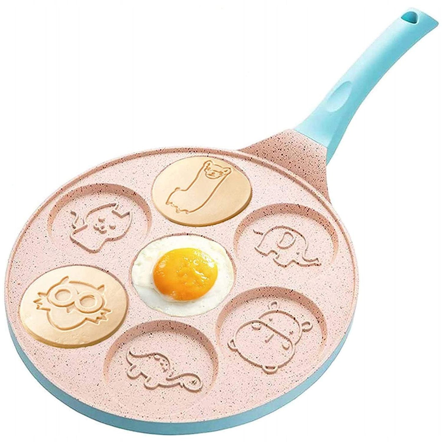 Pankūku panna ar dzīvnieku zīmējumiem