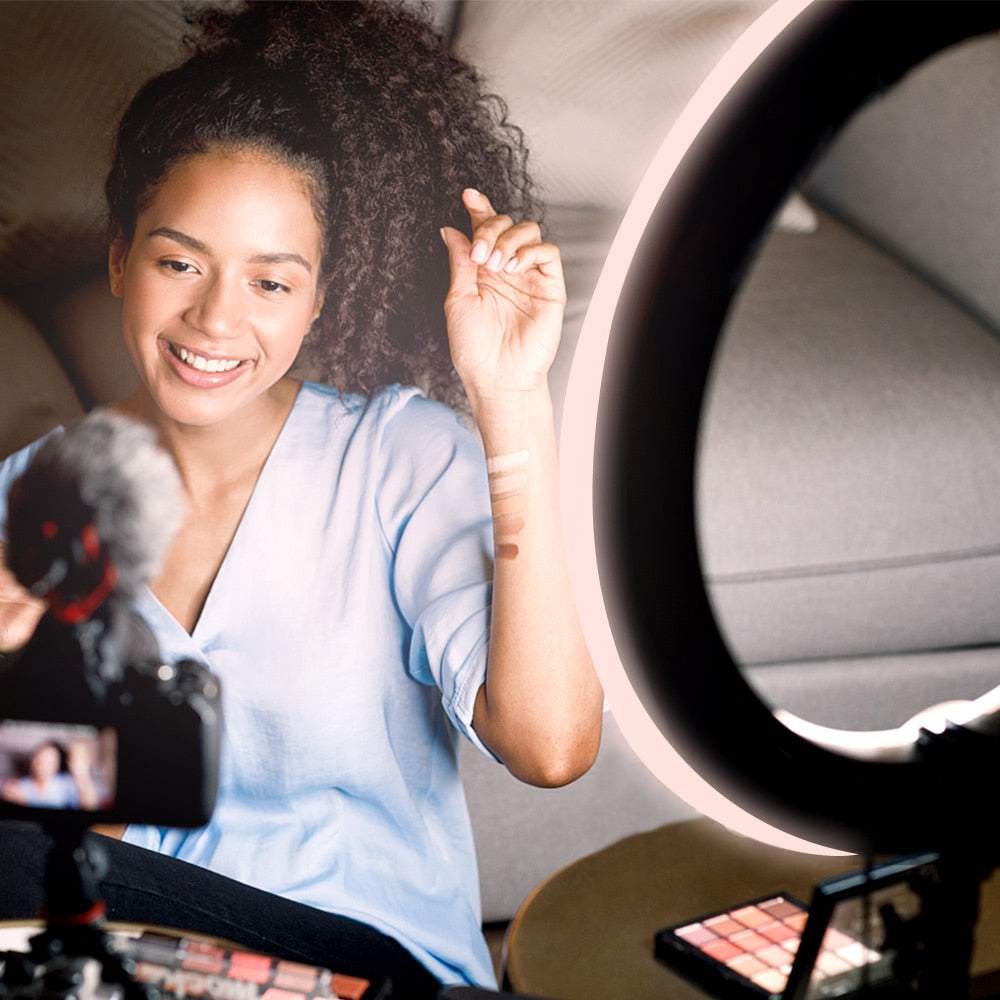 RGB LED riņķis lampa