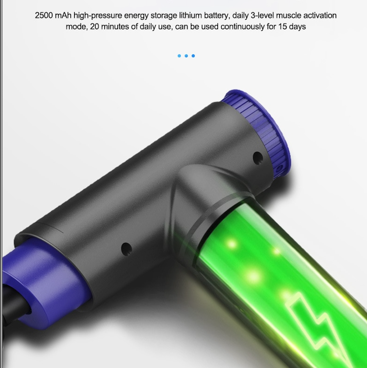 Masāžas trieciena pistole, bezvadu muskuļu masieris