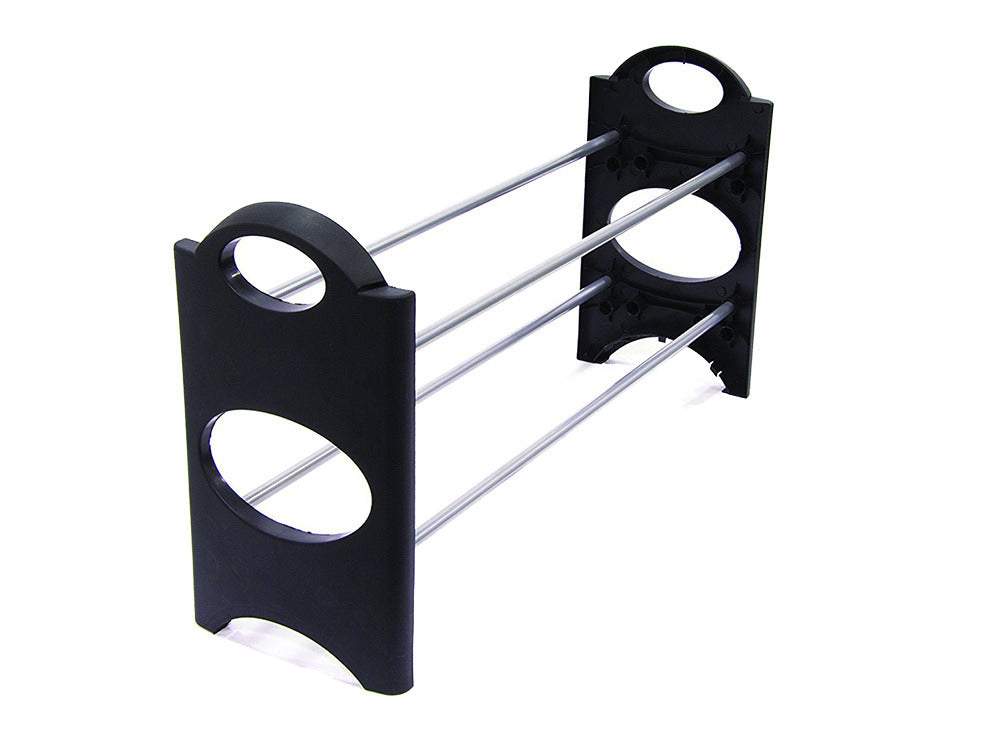 Apavu plaukts 6 apavu pāriem - Divu līmeņu, viegli saliekams