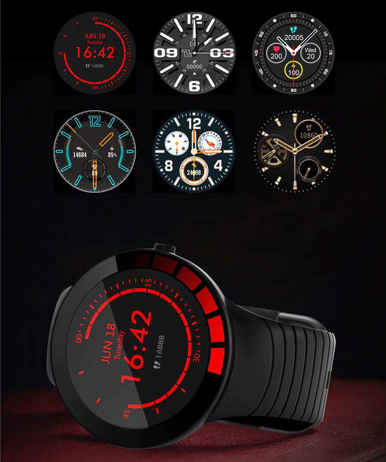 Viedpulkstenis smart-watch ūdensizturīgs, pulsometrs, soļu skaitītājs