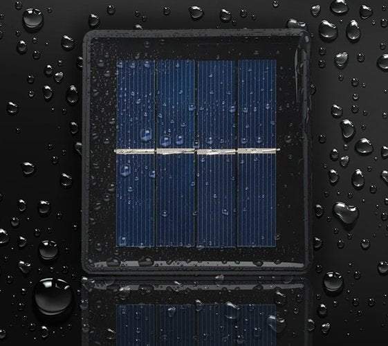 Lampiņu virtene ar saules paneli - 200 LED, RGB