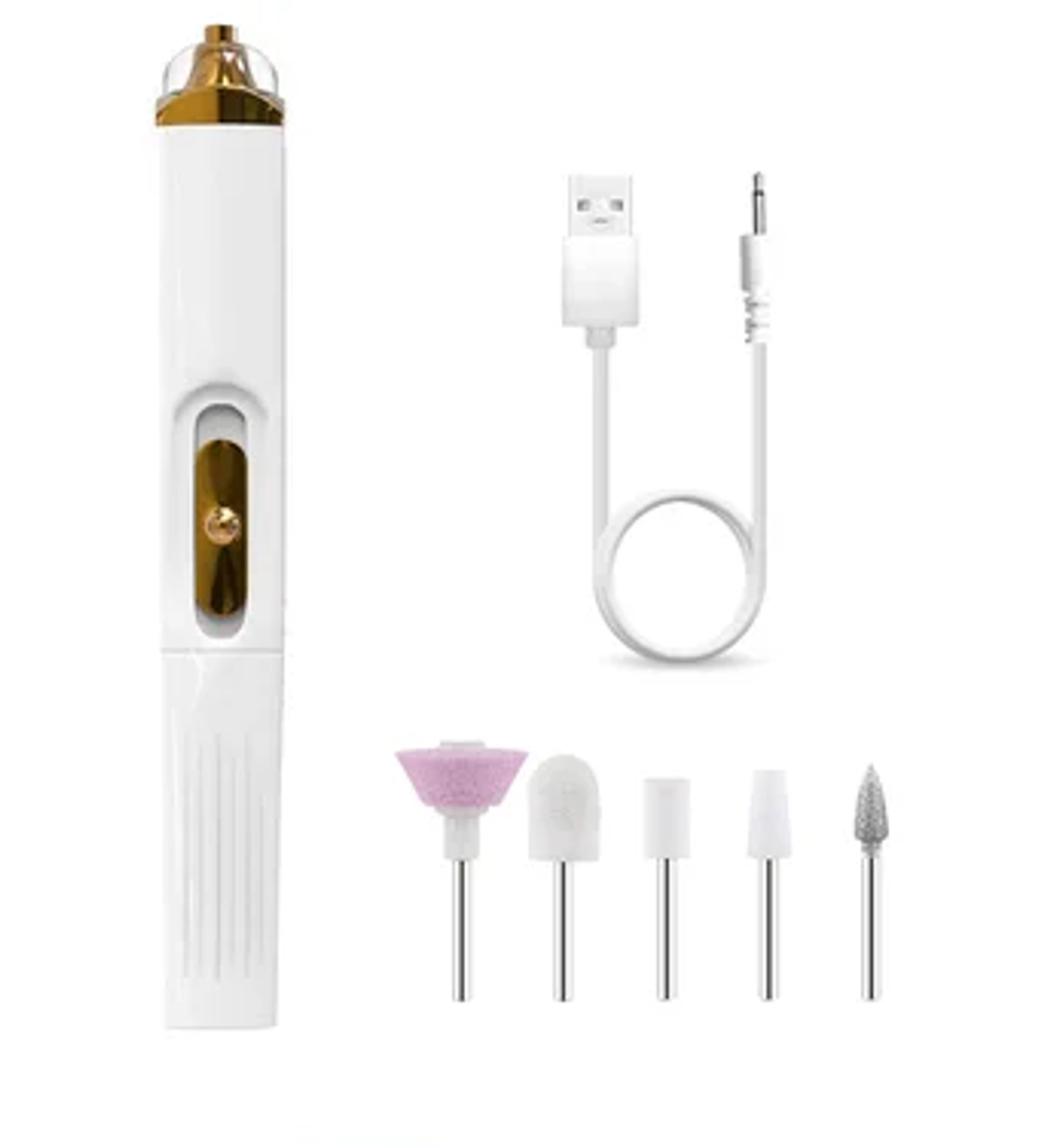 Portatīvā nagu frēzēšanas mašīna ar 5 uzgaļiem