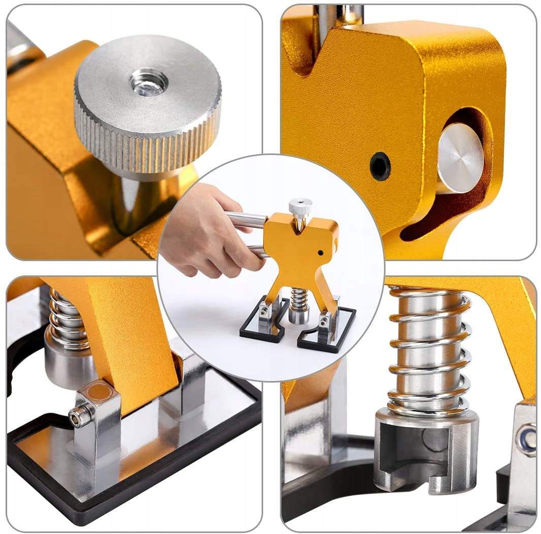 Automašīnas virsbūves labošanas komplekts, buktes iztaisnotājs