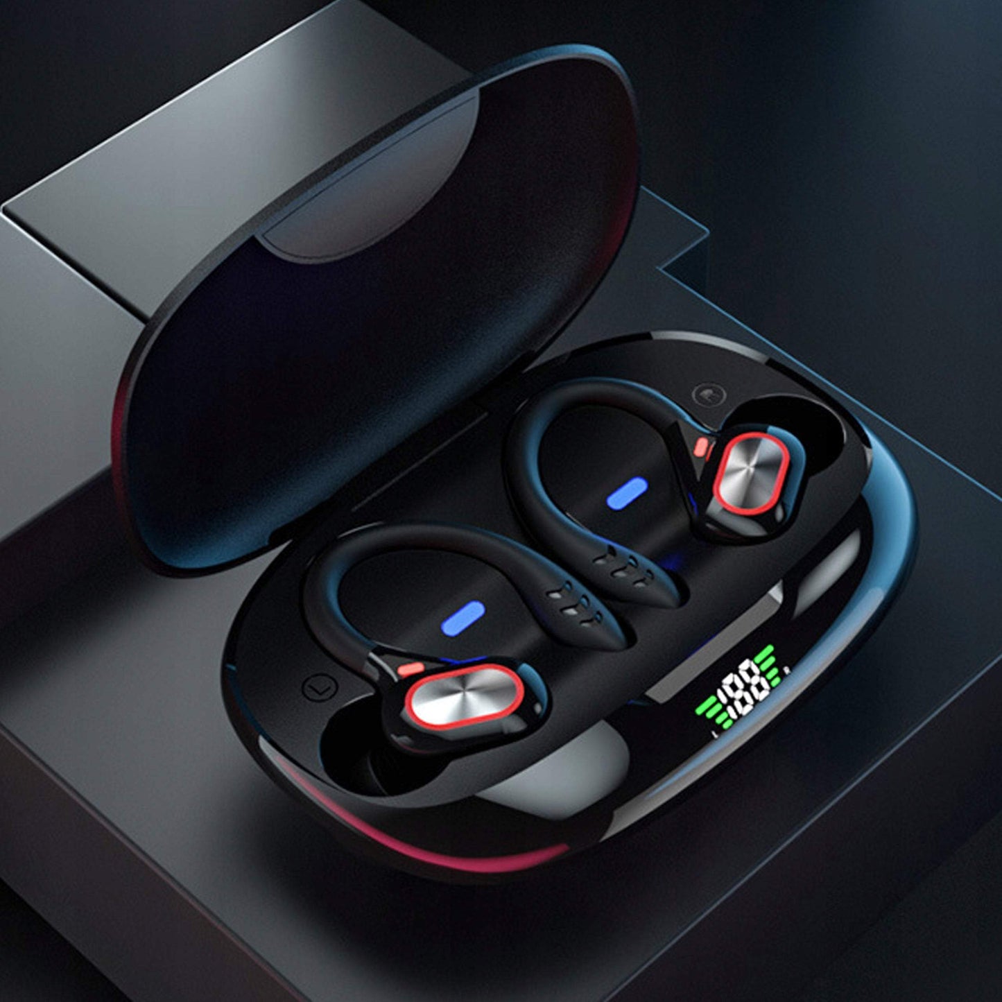 Bezvadu austiņas liekamās aiz auss