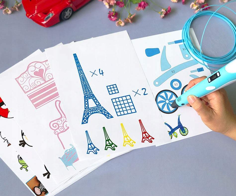 3D Pildspalva + grāmata ar idejām