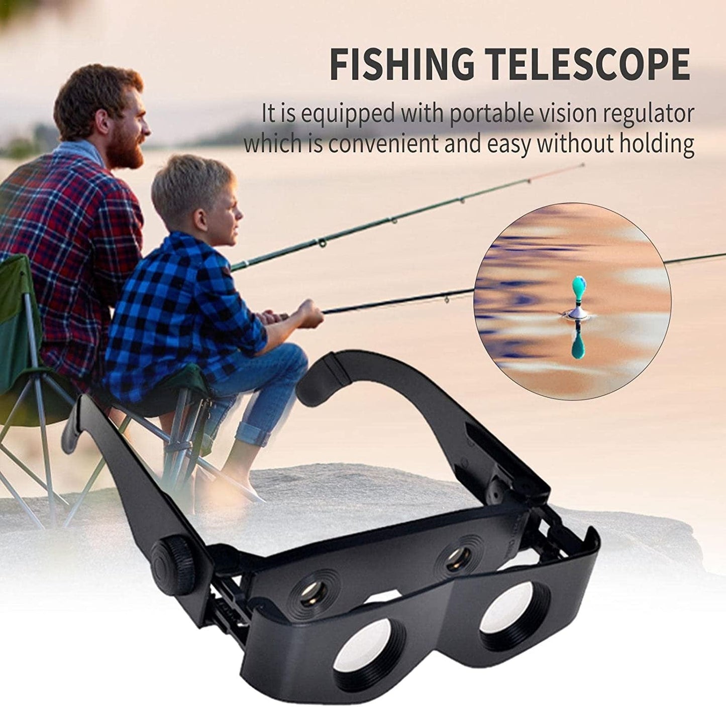 Brilles ar palielinošiem stiklim 4x palielināšana