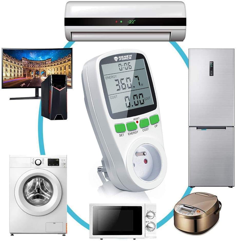 Elektroenerģijas patēriņa mērītājs – skaitītājs ar displeju