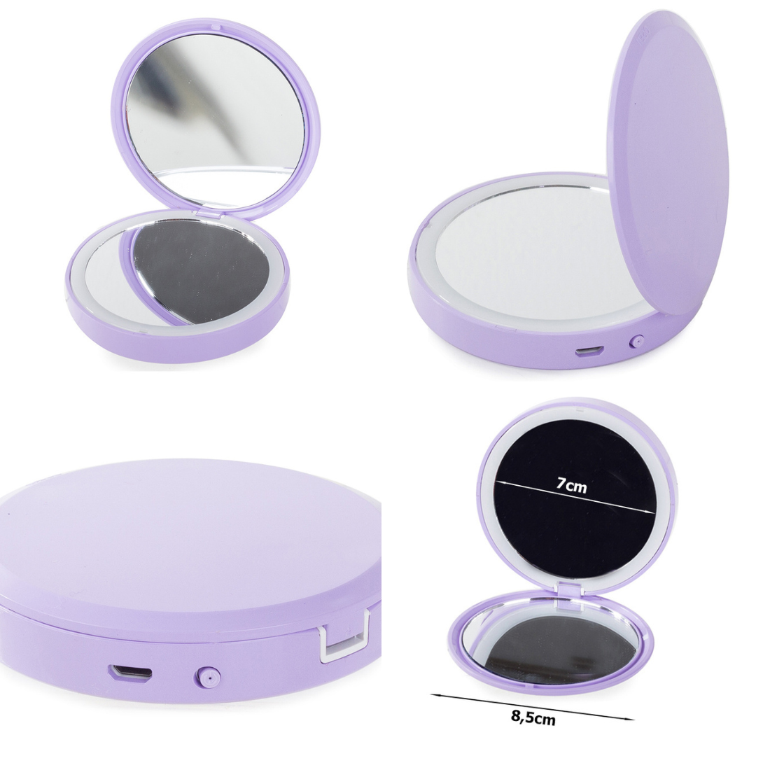 Kosmētikas spogulis ar LED apgaismojumu