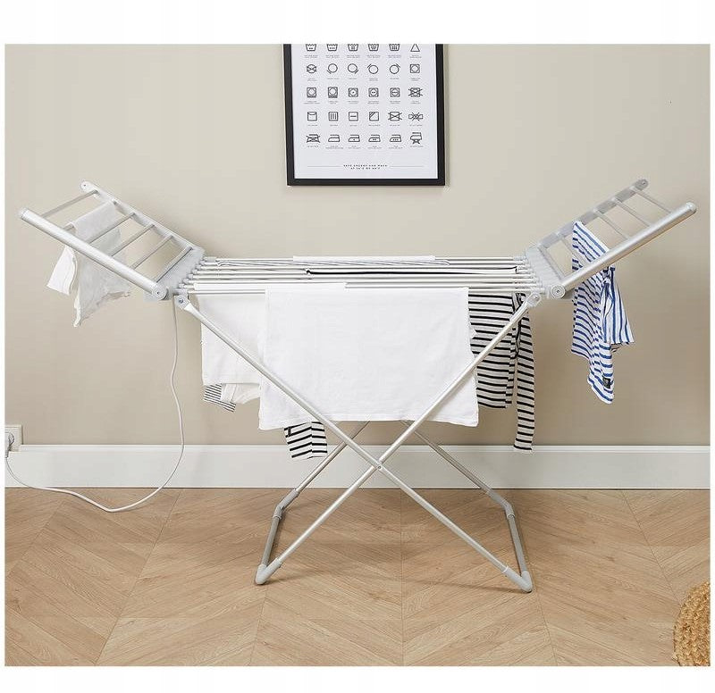 Elektriskais saliekamais veļas žāvētājs