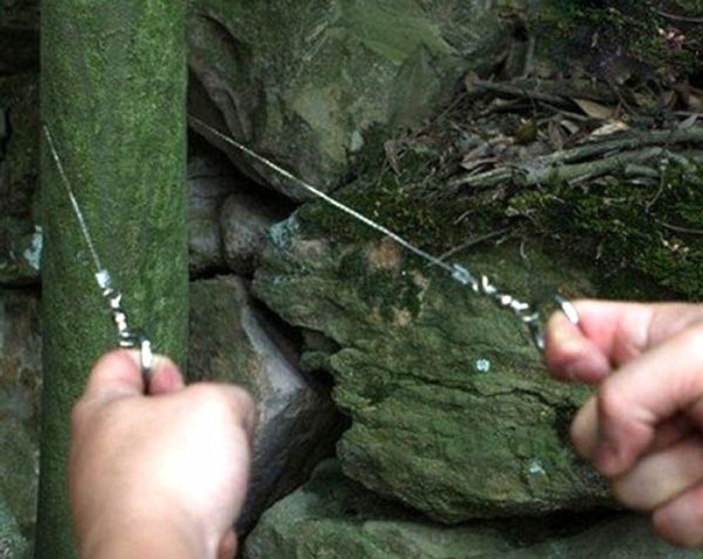 Rokas stīgas zāģis, kempingam, izdzīvošanai