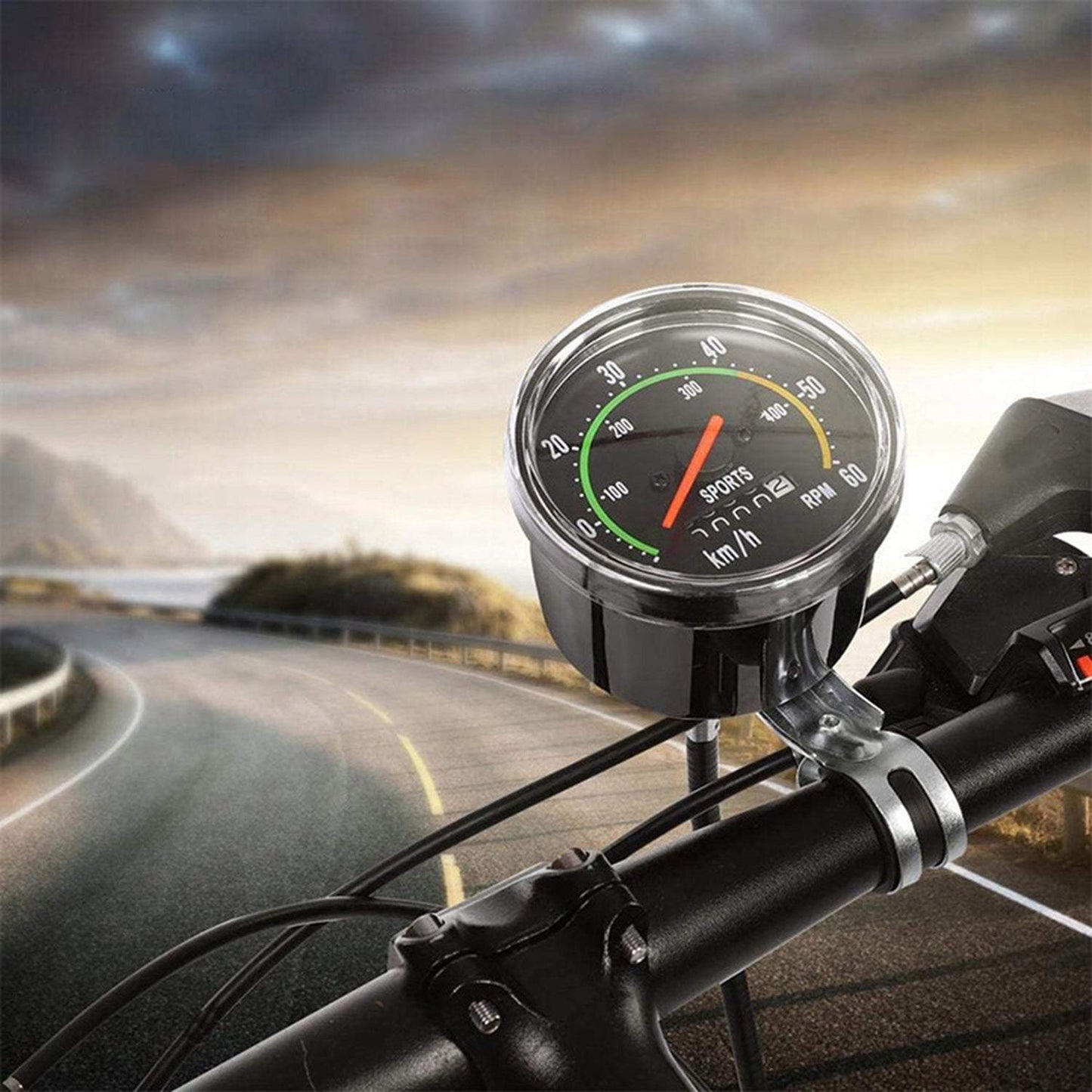 Mehāniskais velosipēdu spidometrs – ātruma mērītājs