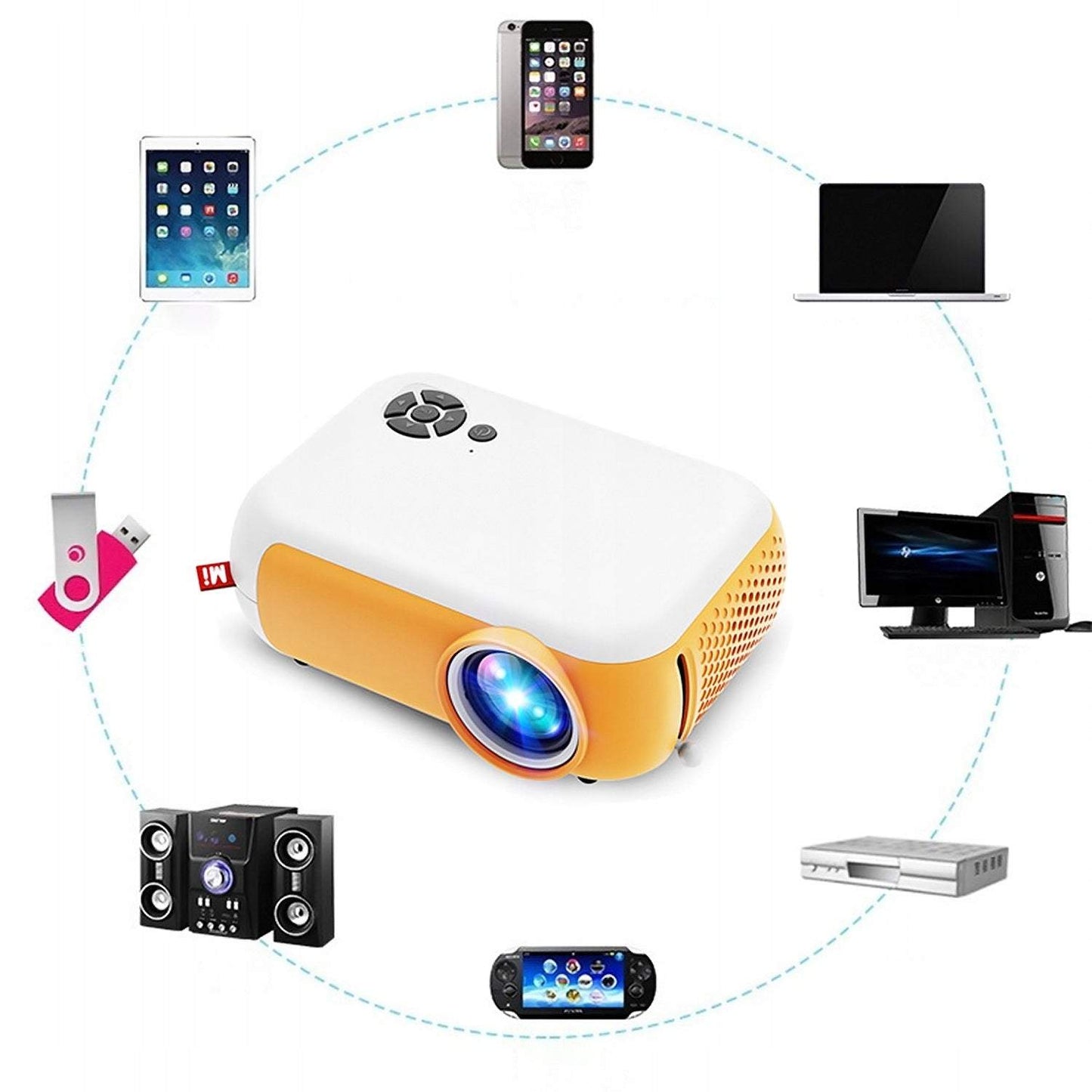 Mini portatīvais projektors