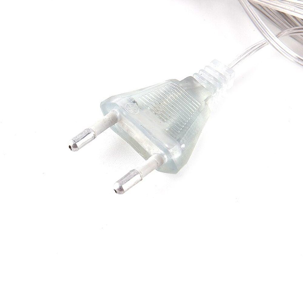 Caurspīdīgs vada pagarinātājs 3m Ziemassvētku lampiņām LED virtenēm