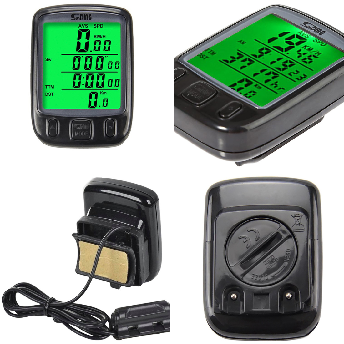 Ūdensizturīgs LCD velodators