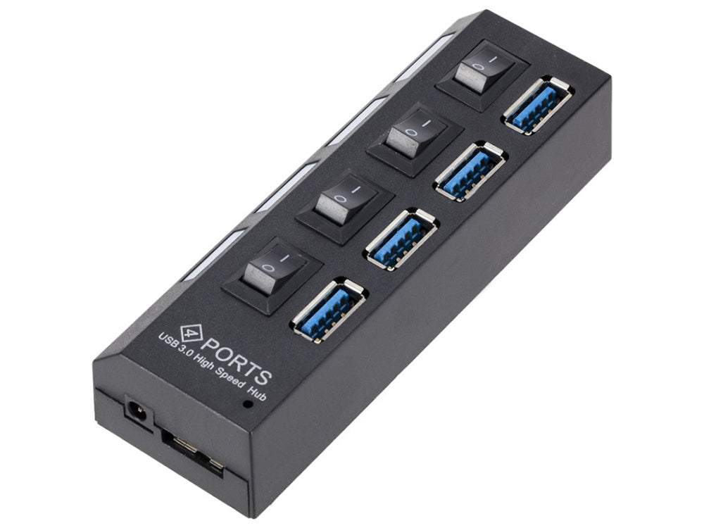 USB sadalītājs ar slēdžiem 4X USB 3.0