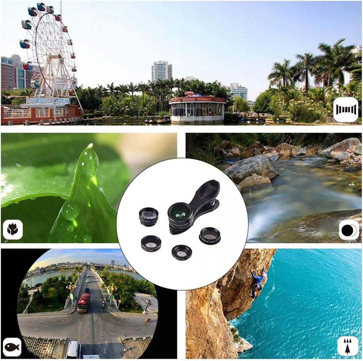 Telefona lēcu komplekts