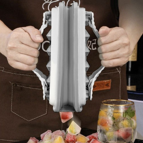 Silikona ledus kubiņu veidne