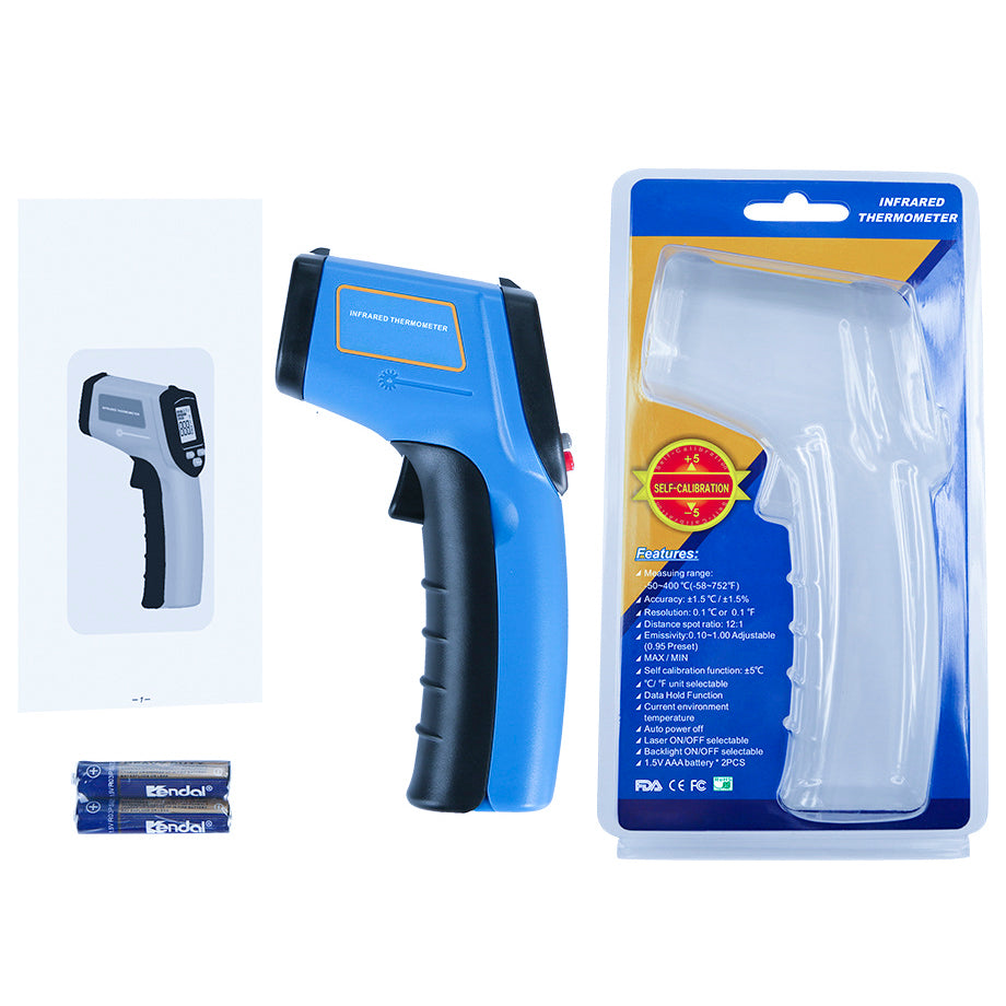 Lāzera pirometrs zils