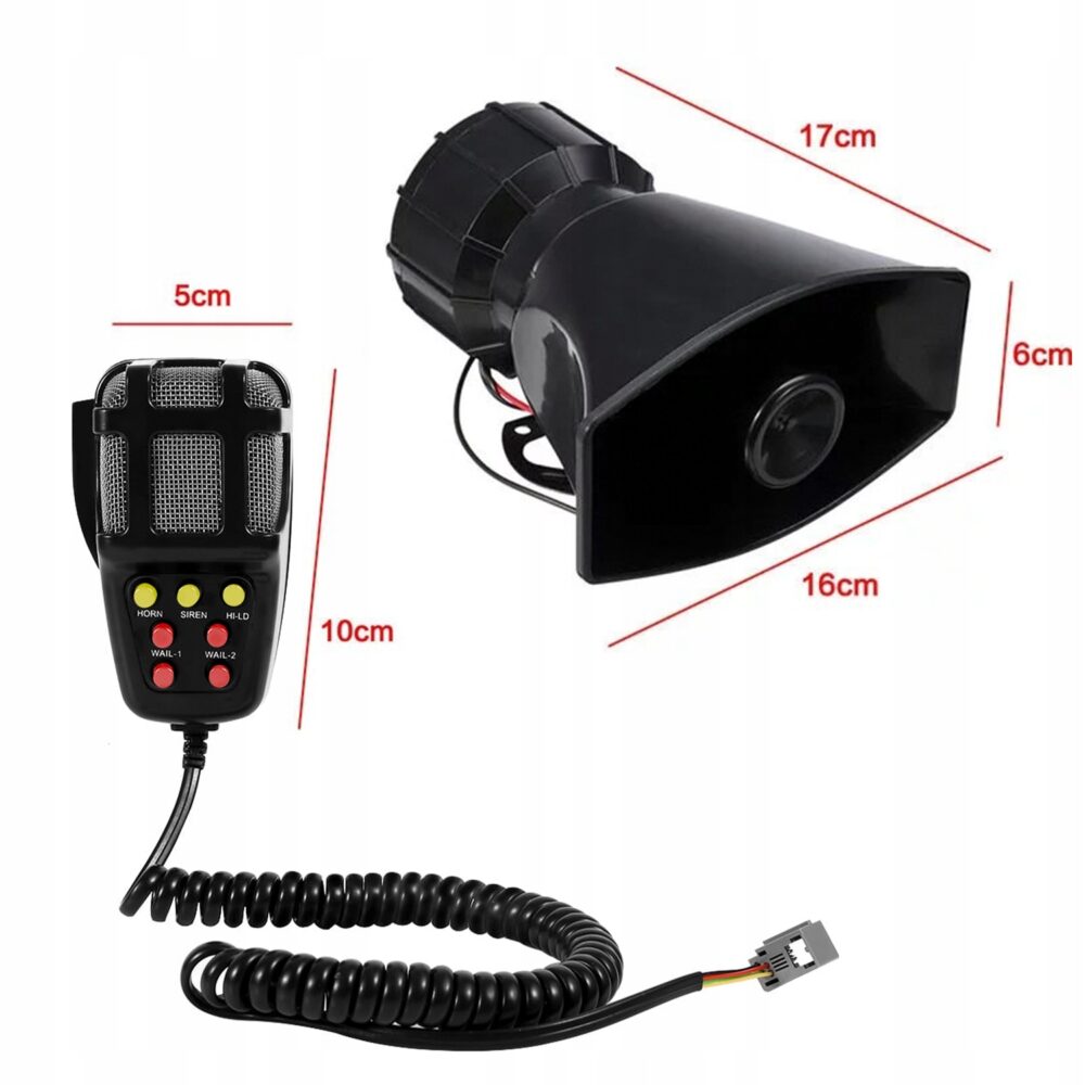 Elektroniskā sirēna megafons