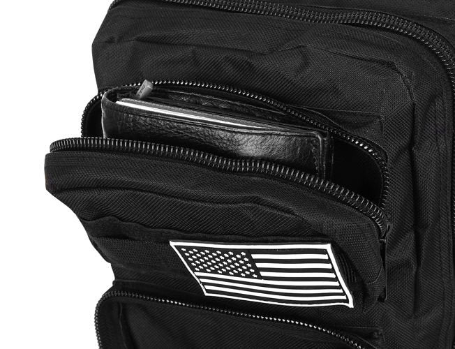 Melna maza militārā mugursoma