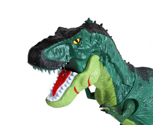 Uguns elpojošs dinozaurs