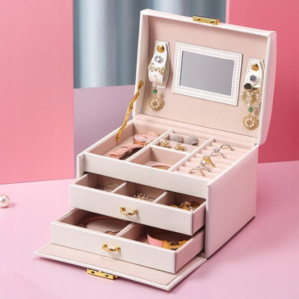 Dārglietu kastīte SB01-W balta