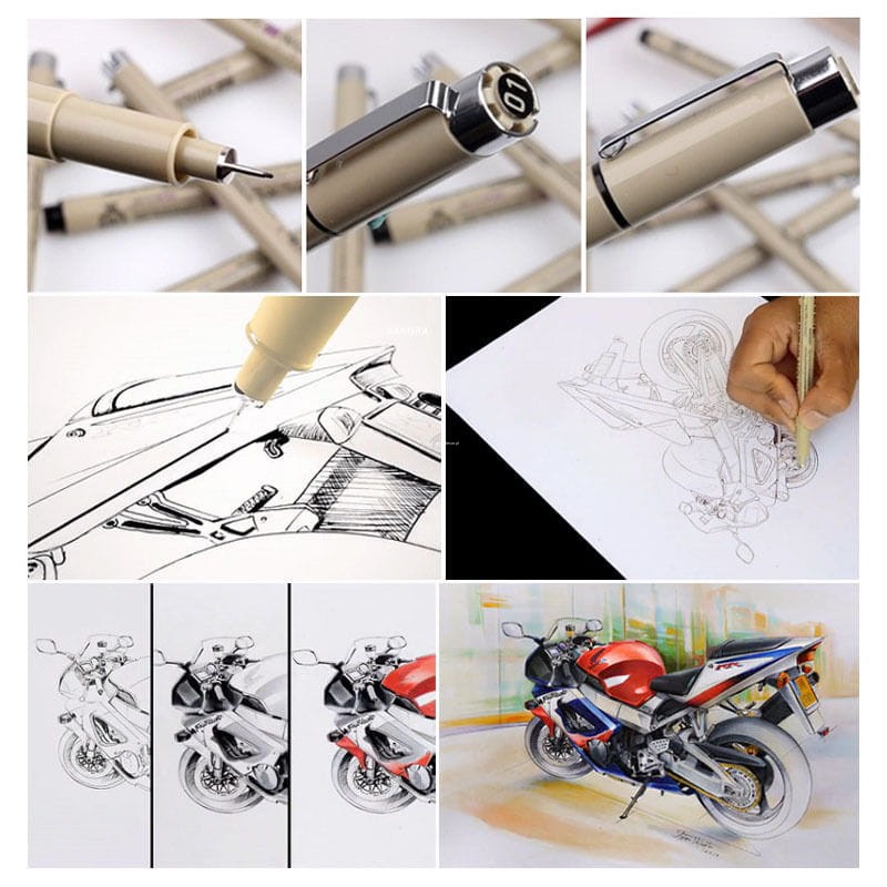 Skicēšanas pildsspalvas