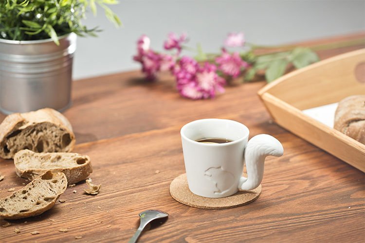 Porcelāna krūze "Vāvere"